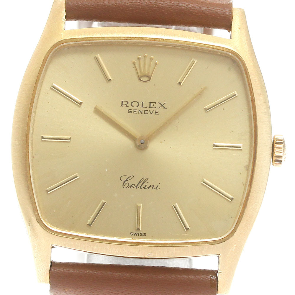 ROLEX Cellini 3805 K18YG Cal.1600 gold Dial Hand Winding Men's Watch_878840