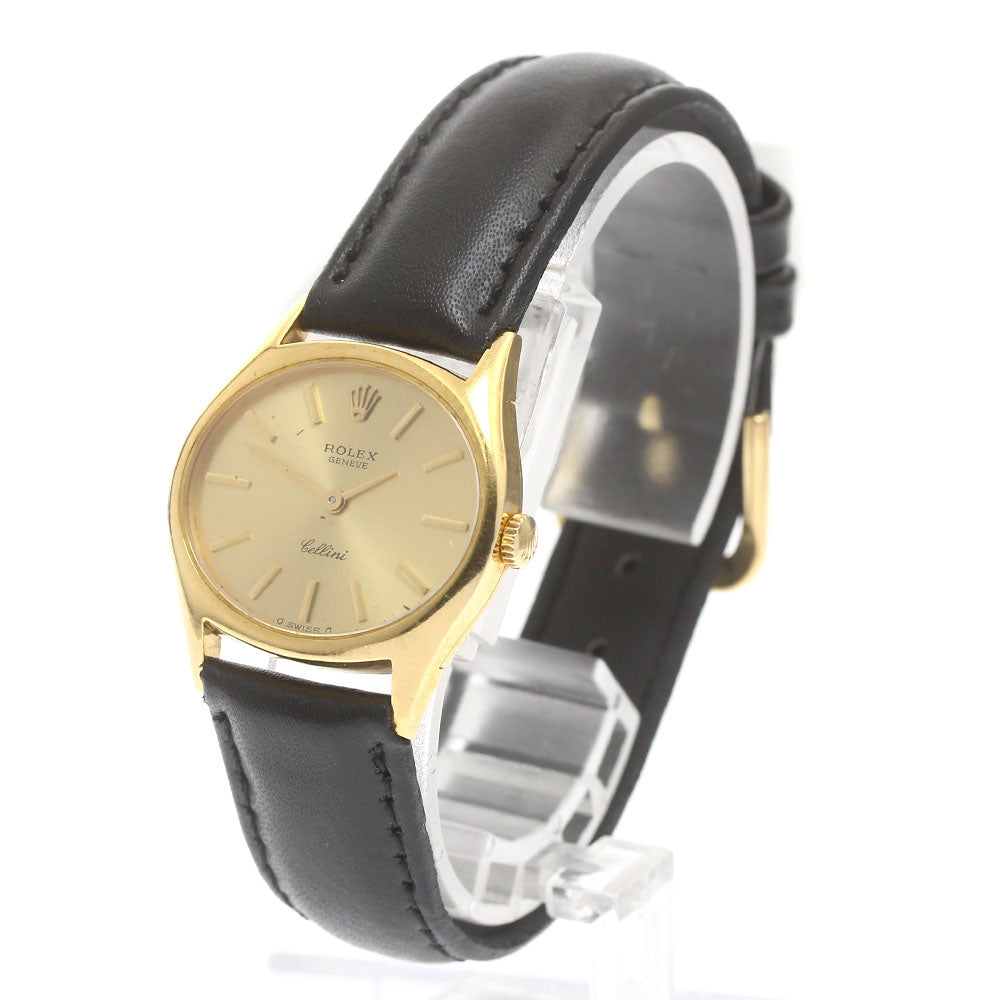 ROLEX Cellini 3809 K18YG Cal.1600 gold Dial Hand Winding Ladies Watch_878841