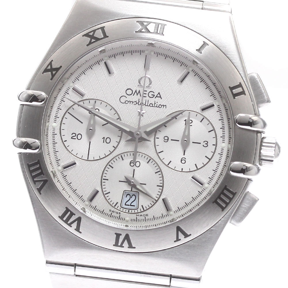 OMEGA Constellation 1542.30 Chronograph Date Silver Dial Quartz Men's_878842