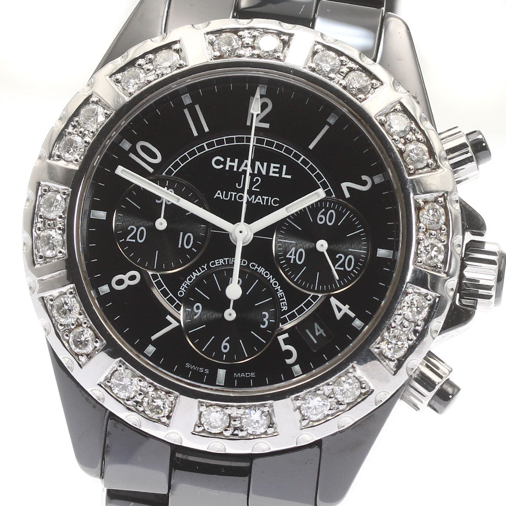 CHANEL J12 H0940 41MM Black Ceramic After Diamond black Dial Automatic Men's Watch_878850