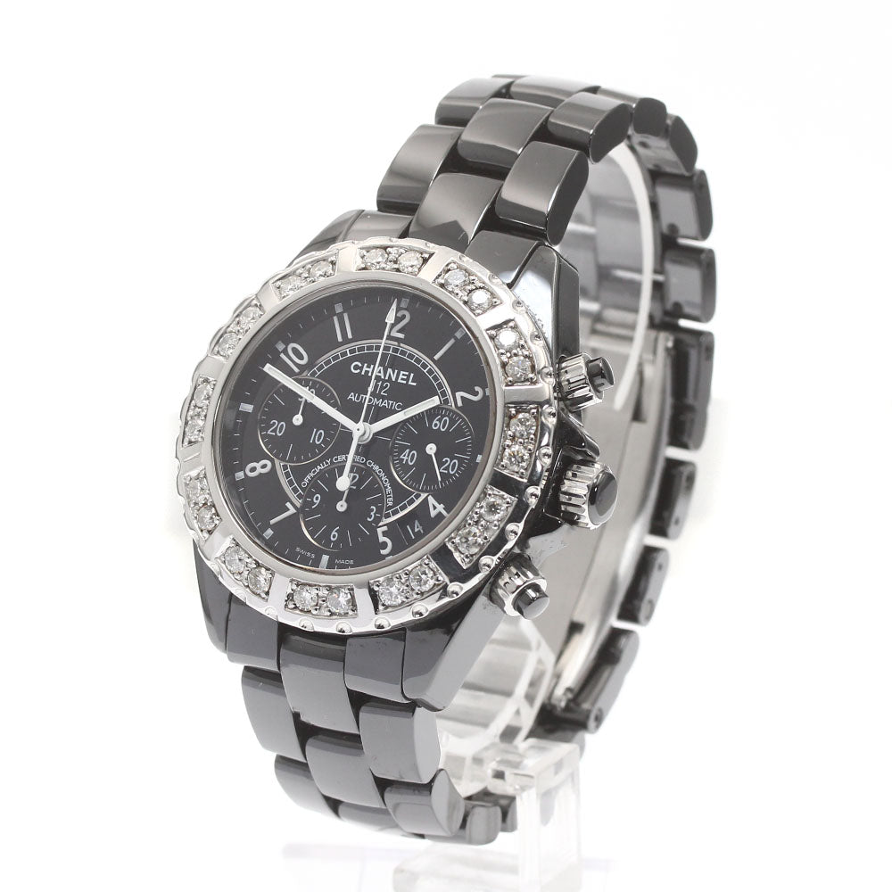 CHANEL J12 H0940 41MM Black Ceramic After Diamond black Dial Automatic Men's Watch_878850