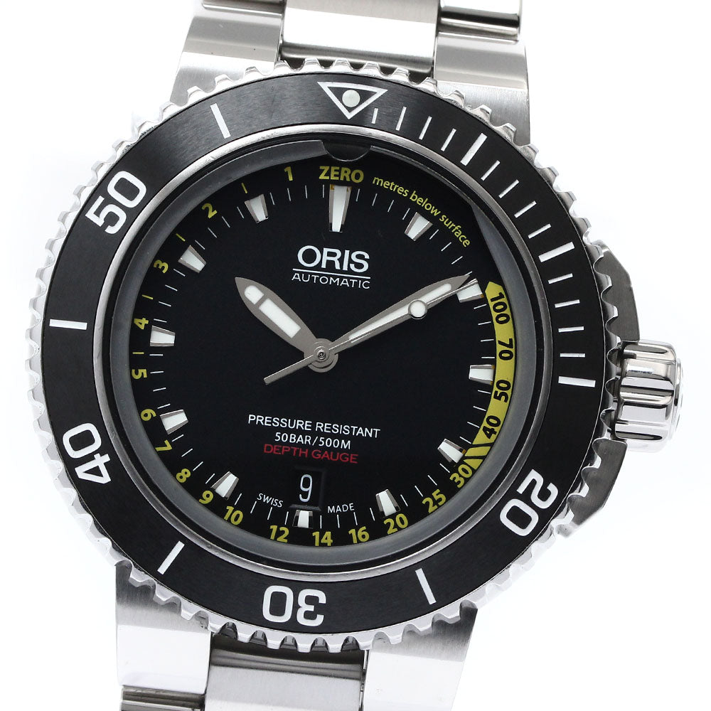 ORIS Aquis Depth Gauge 46MM 01 733 7675 4154-Set MB Date Automatic Men's_878856