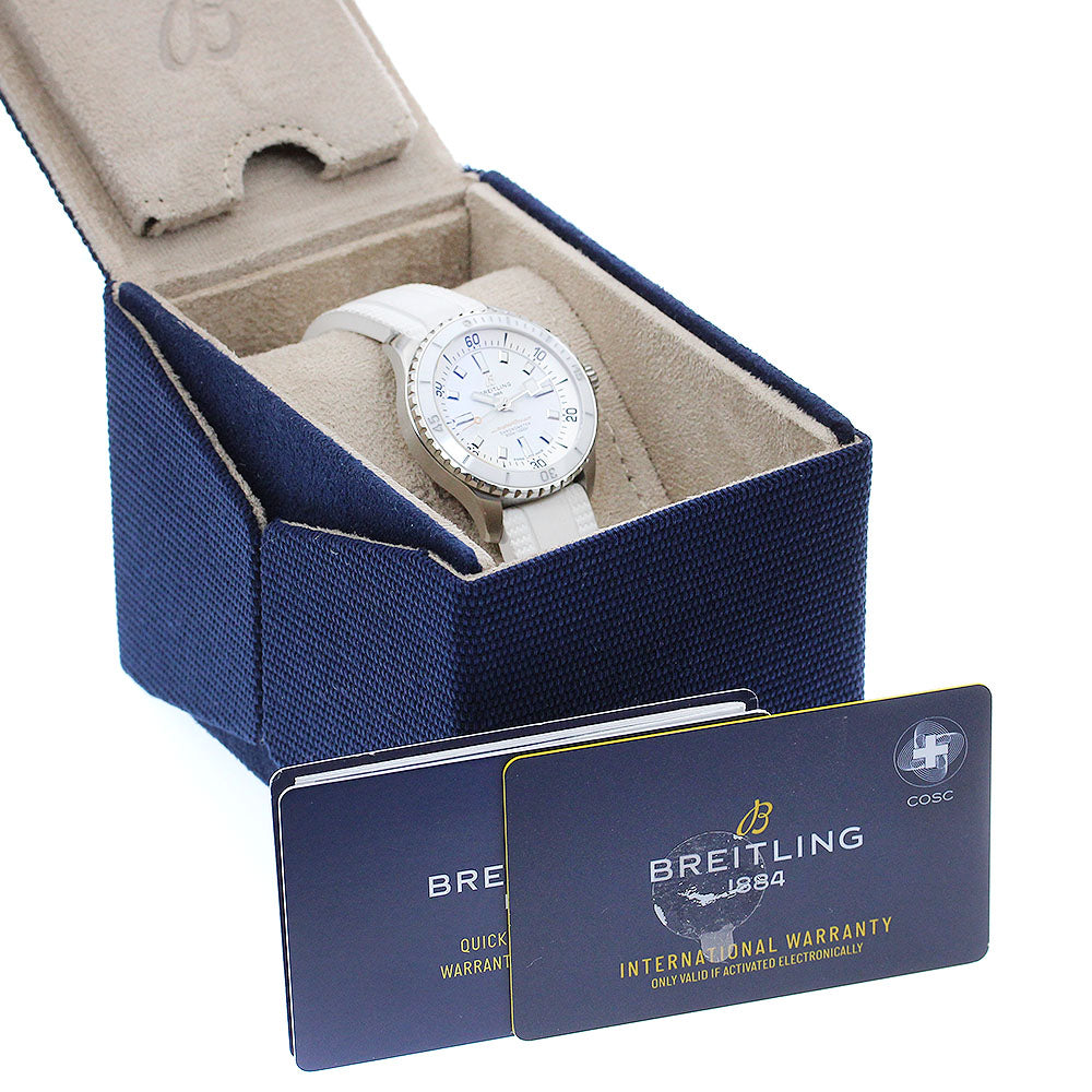 BREITLING Superocean Automatic 36 A17377 White Dial Boy's Watch_878864