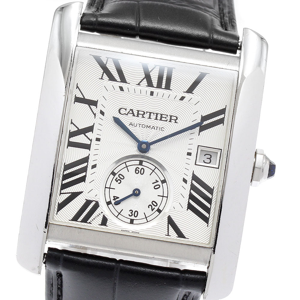 CARTIER Tank MC LM W5330003 Small seconds Silver Dial Automatic Men's Watch_878865
