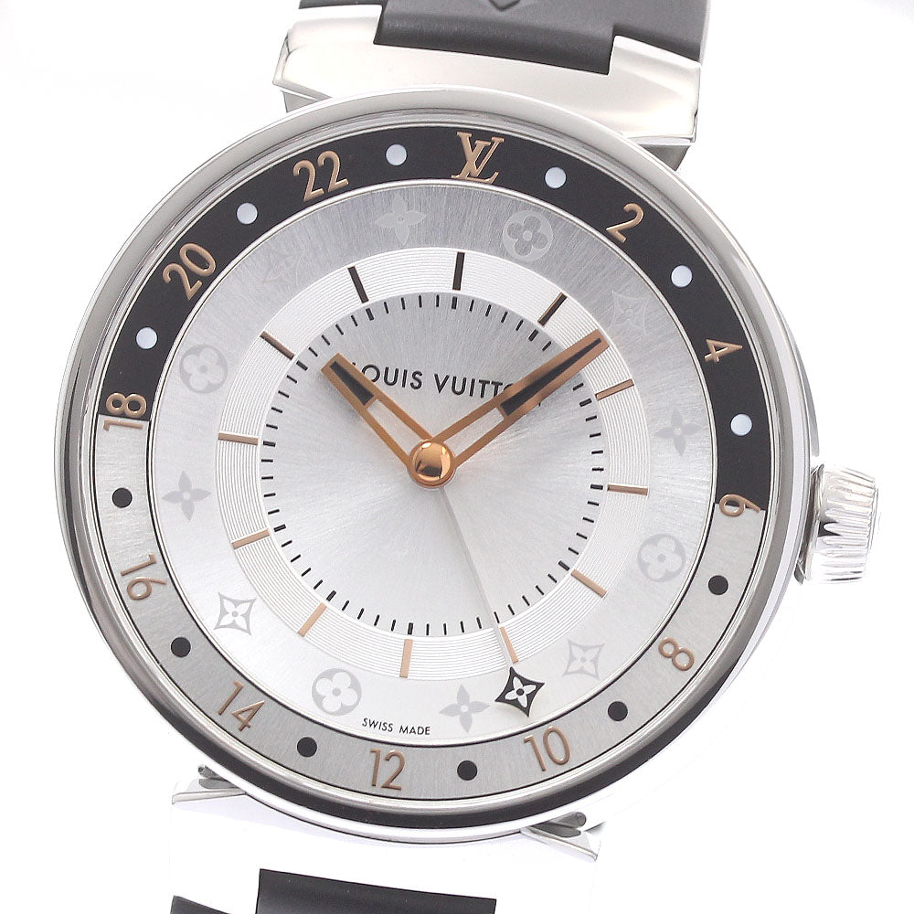 LOUIS VUITTON Tambour Moon Dual Time GM QA105Z Quartz Men's Watch_878868