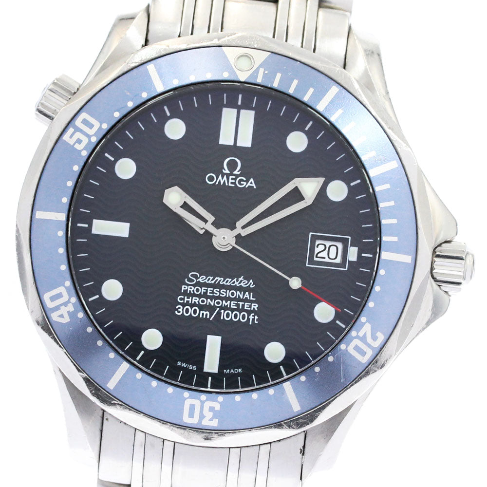 OMEGA Seamaster300 2531.80 Date Navy Dial Automatic Men's Watch_878870