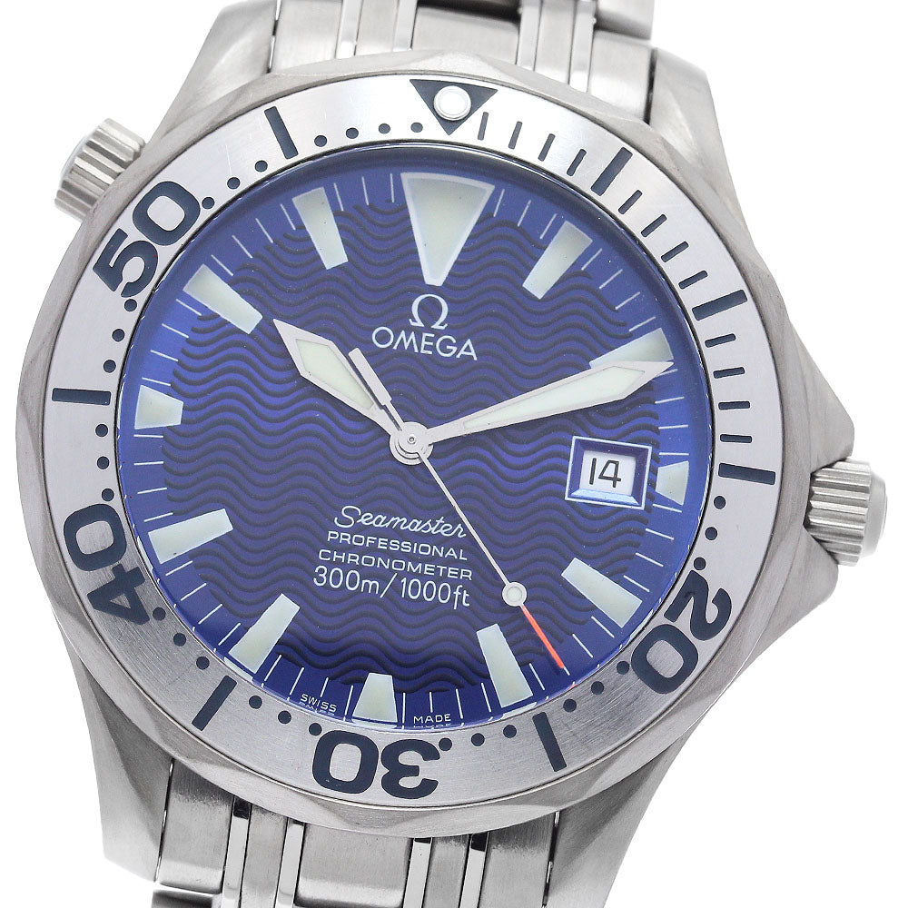 OMEGA Seamaster300 2231.80 Date Blue Dial Automatic Men's Watch_878890