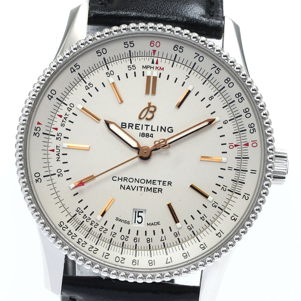 BREITLING Navitimer41 A17326 Silver Dial Automatic Men's Watch_878896