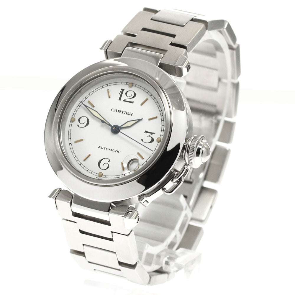 CARTIER Pasha C W31015M7 Date white Dial Automatic Boy's Watch_878898