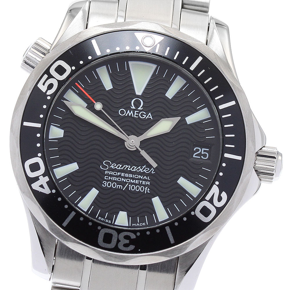 OMEGA Seamaster300 2252.50 Date Black Dial Automatic Boy's Watch_878905