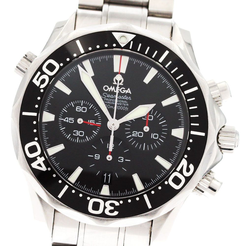 OMEGA Seamaster300 2594.52 Chronograph Date black Dial Automatic Men's_878918