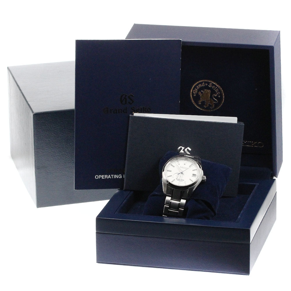 SEIKO Grand Seiko SBGA011/9R65-0AE0 Power reserve date white Dial Spring drive Men's Watch_878947