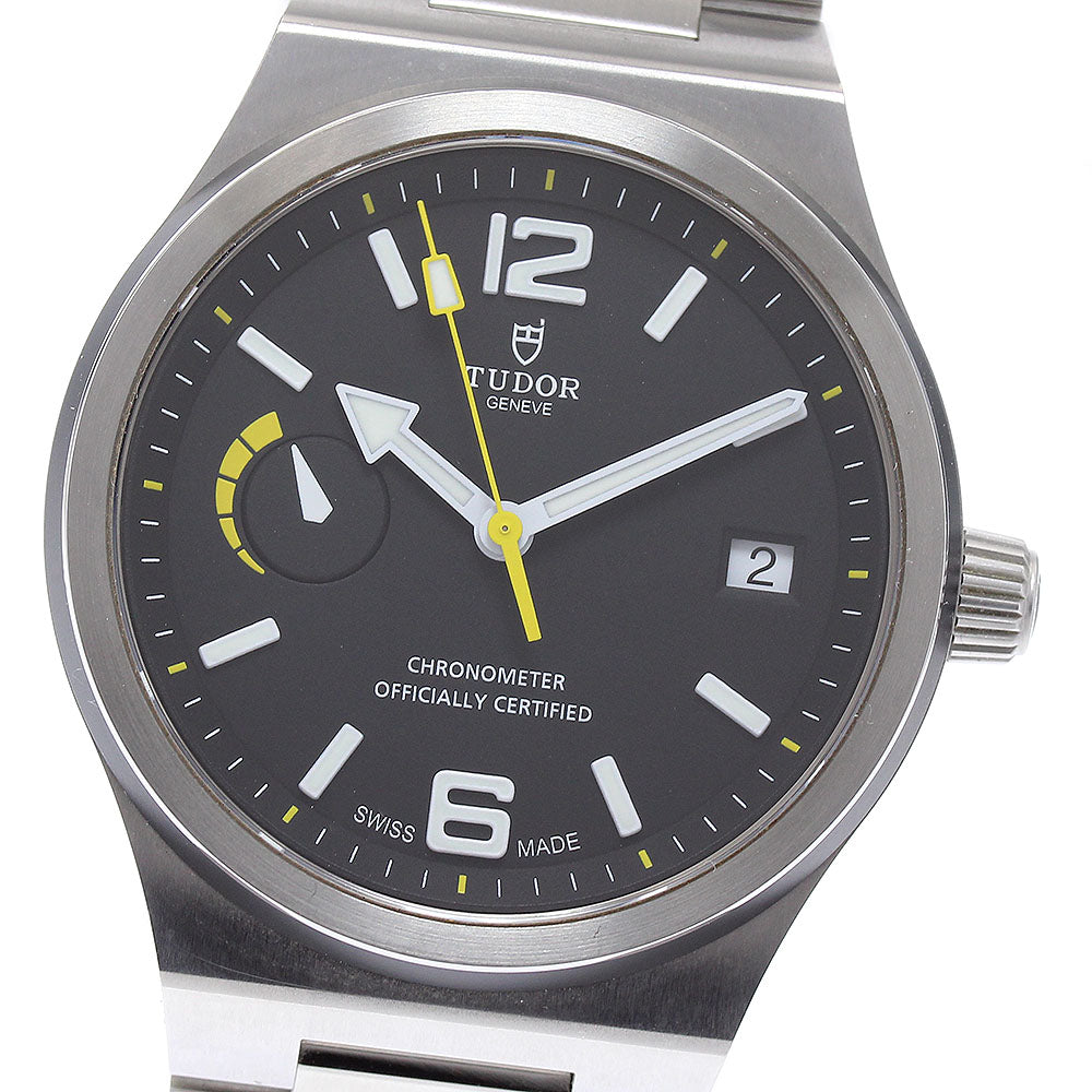 TUDOR North Flag 91210N Power reserve black Dial Automatic Men's Watch_878959