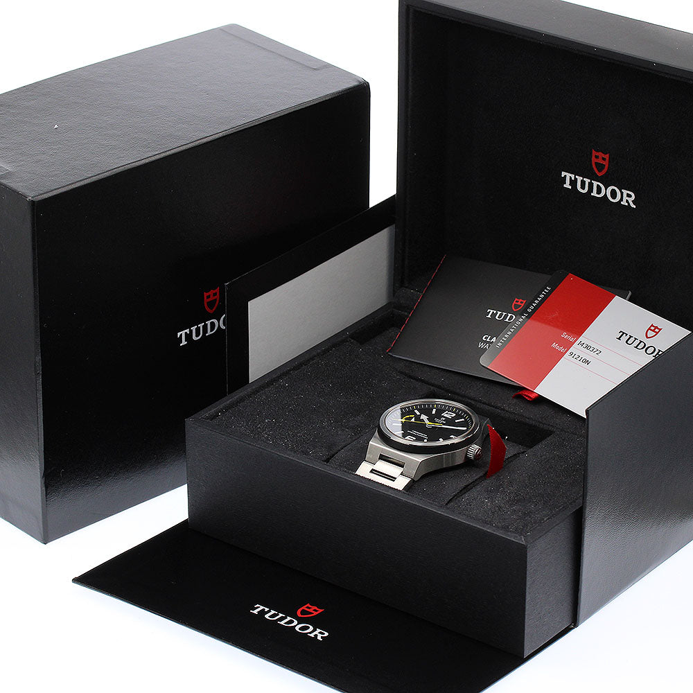 TUDOR North Flag 91210N Power reserve black Dial Automatic Men's Watch_878959