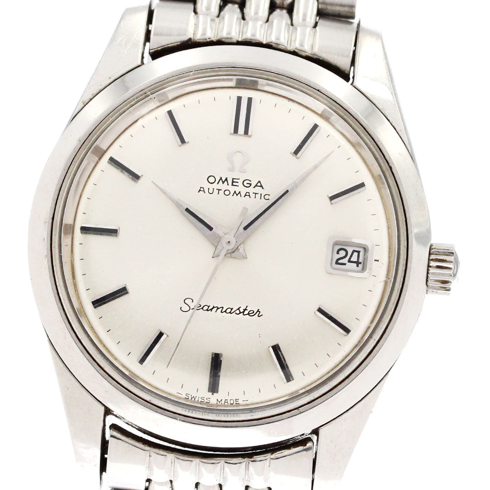 OMEGA Seamaster Cal.565 Rice Bracelet Silver Dial Automatic Men's Watch_878974