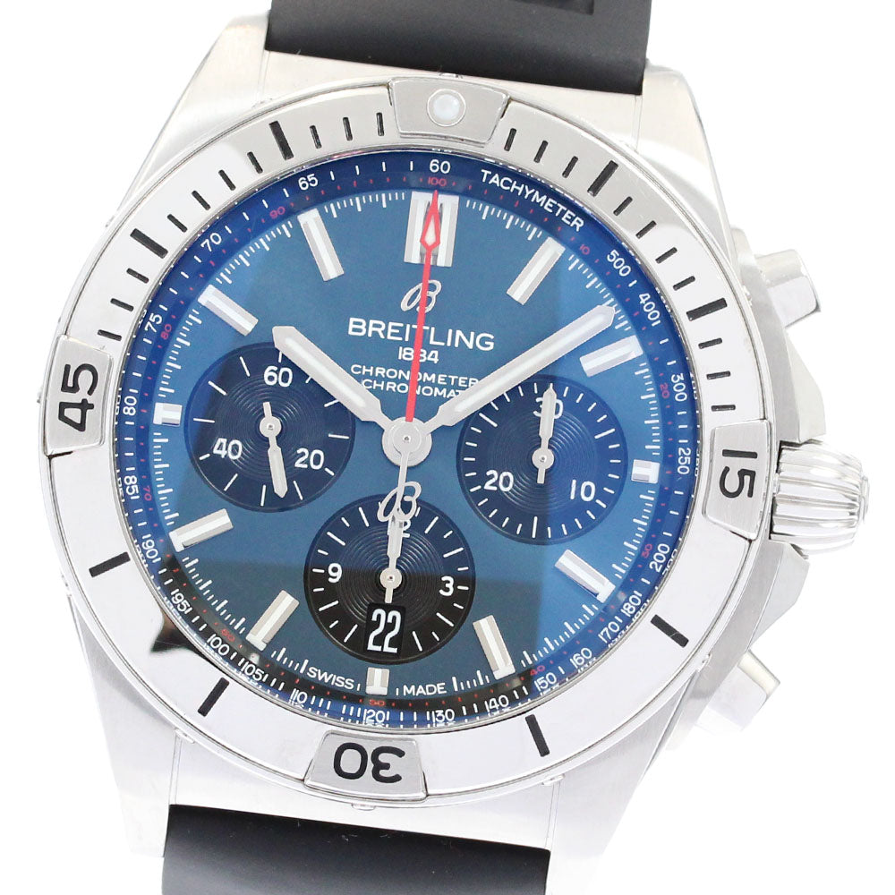 BREITLING Chronomat B01 42 AB0134 Navy Dial Automatic Men's Watch_878984