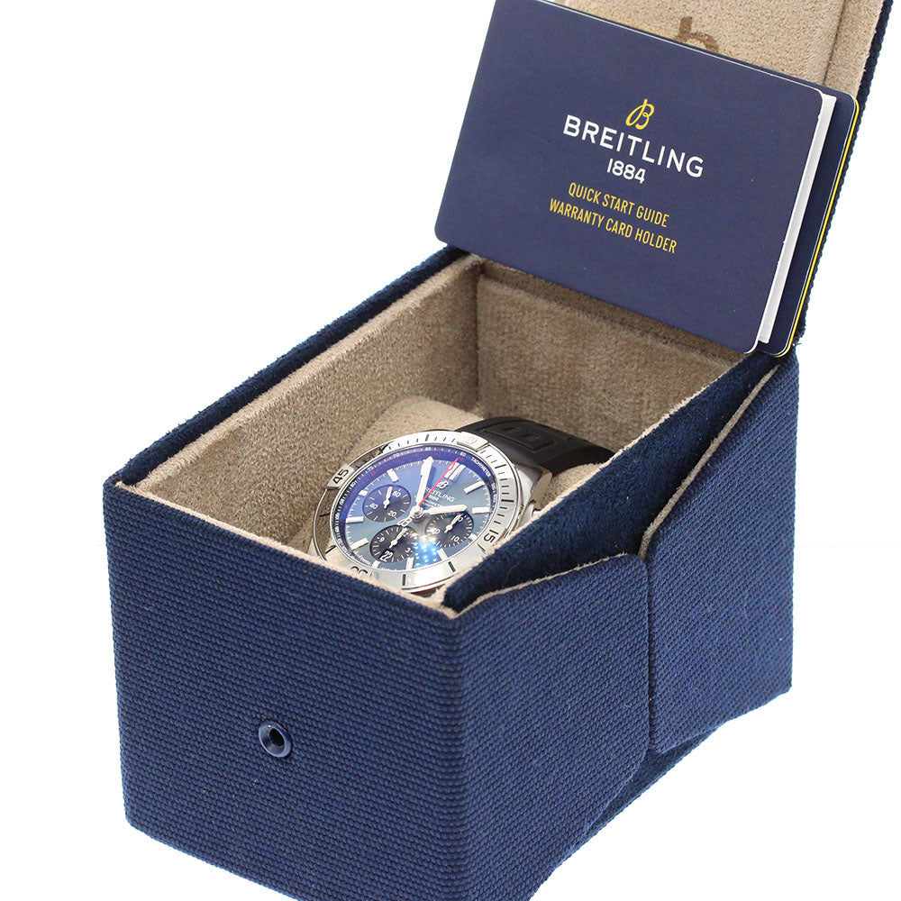 BREITLING Chronomat B01 42 AB0134 Navy Dial Automatic Men's Watch_878984