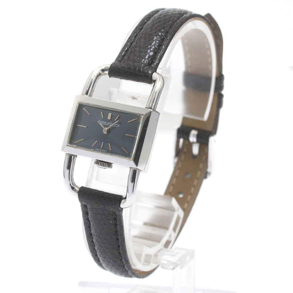 JAEGER-LECOULTRE Etrie 1671 Cal.K840 Navy Dial Hand Winding Ladies Watch_878991