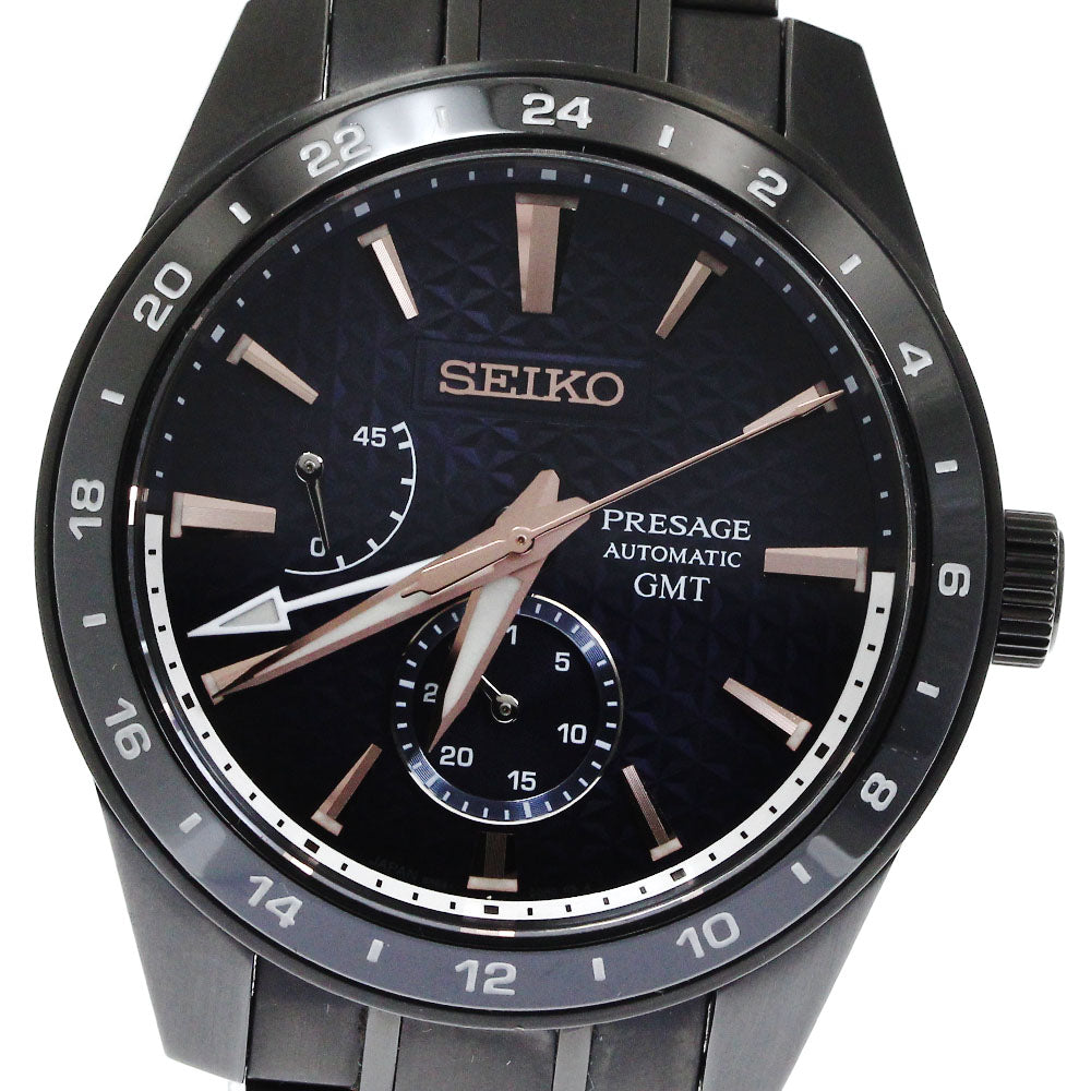 SEIKO Presage Sharp Edge Series Akebono SARF023/6R64-00L0 GMT AT Men's_879015