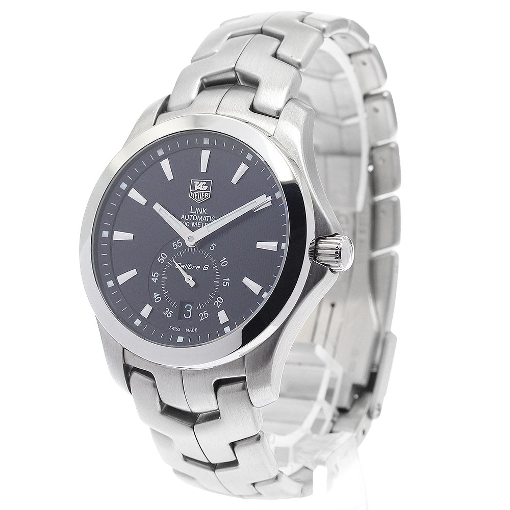 TAG HEUER Link Caliber 6 WJF211A Date black Dial Automatic Men's Watch_879017