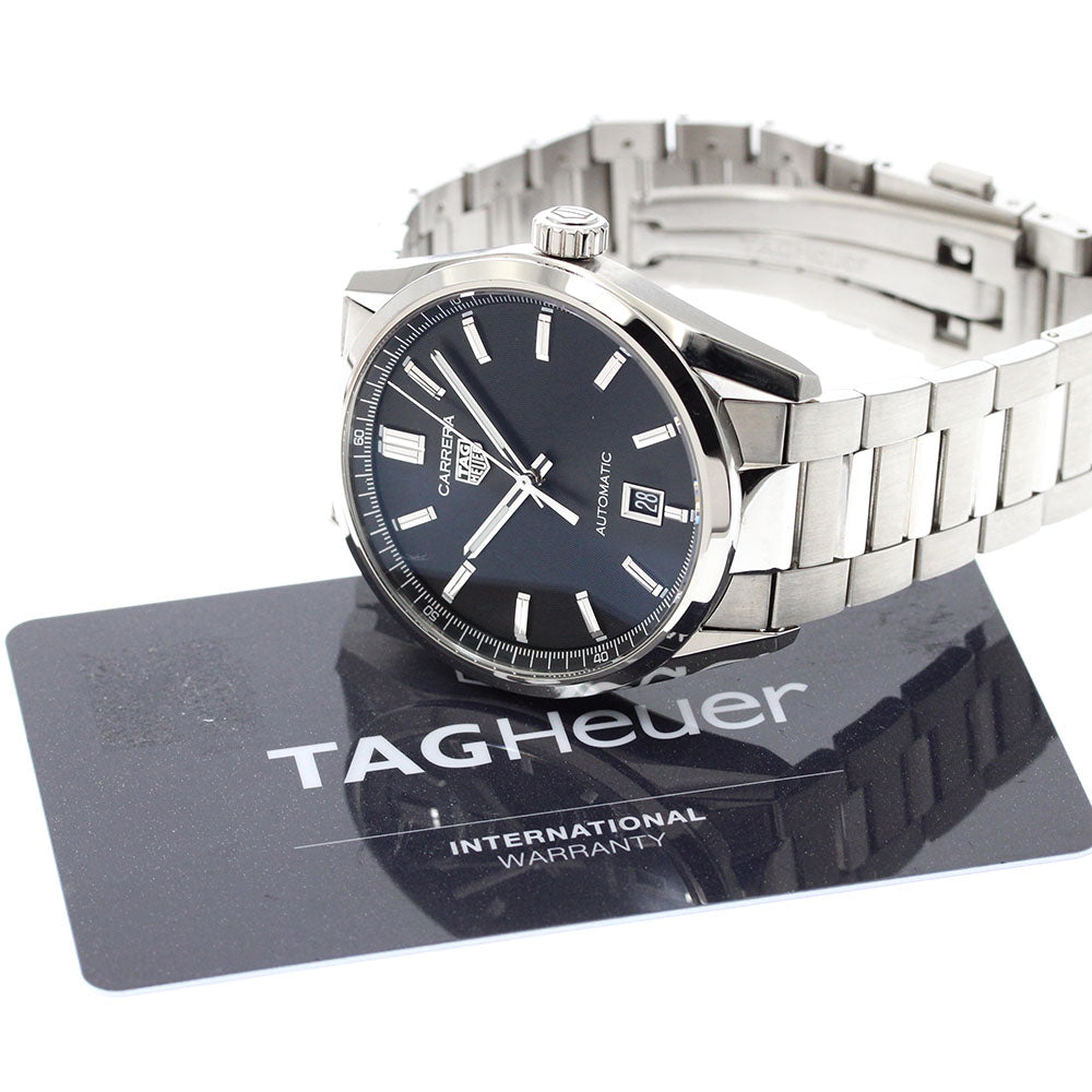 TAG HEUER Carrera Caliber 5 WBN2110 Date black Dial Automatic Men's Watch_879024
