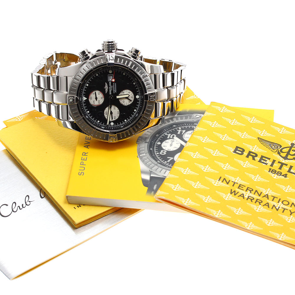 BREITLING Super avenger A13370 Date Chronograph Automatic Men's Watch_879025
