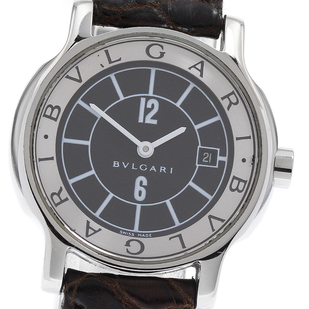 BVLGARI Solo tempo ST29S Date black Dial Quartz Ladies Watch_879027