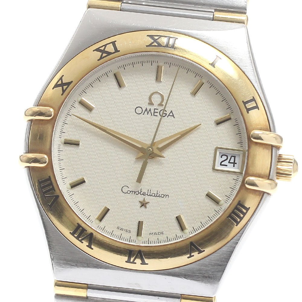 OMEGA Constellation 1312.30 harf bar date Silver Dial Quartz Men's Watch_879031