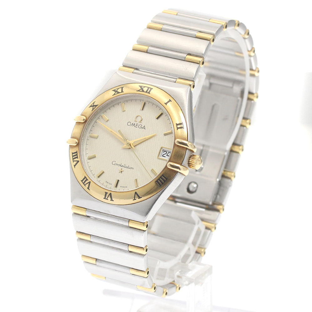 OMEGA Constellation 1312.30 harf bar date Silver Dial Quartz Men's Watch_879031