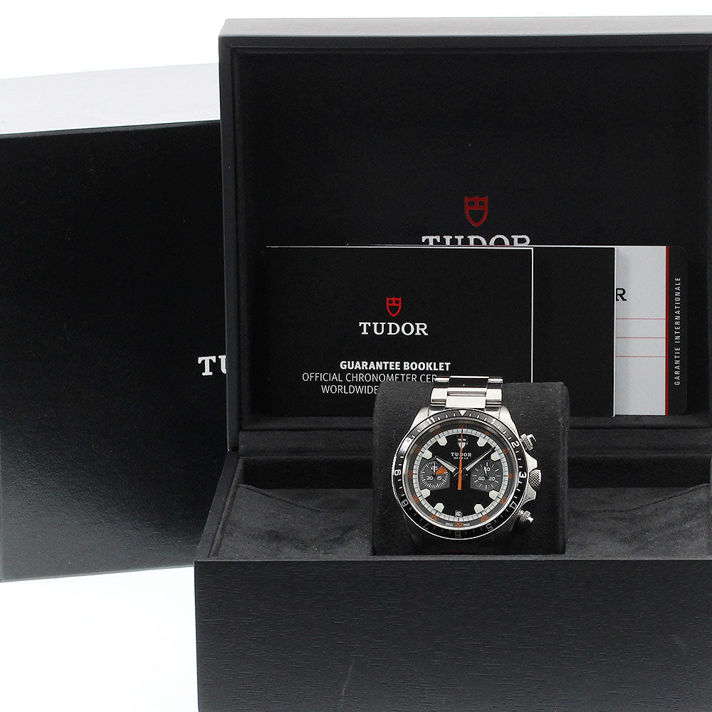 TUDOR Heritage Chrono 70330N Date Gray / black Dial Automatic Men's Watch_879032