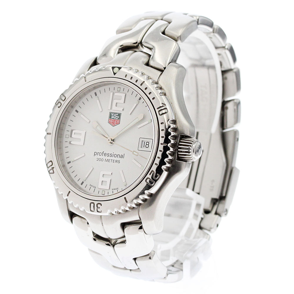 TAG HEUER Link WT1114 Date white Dial Quartz Men's Watch_879035