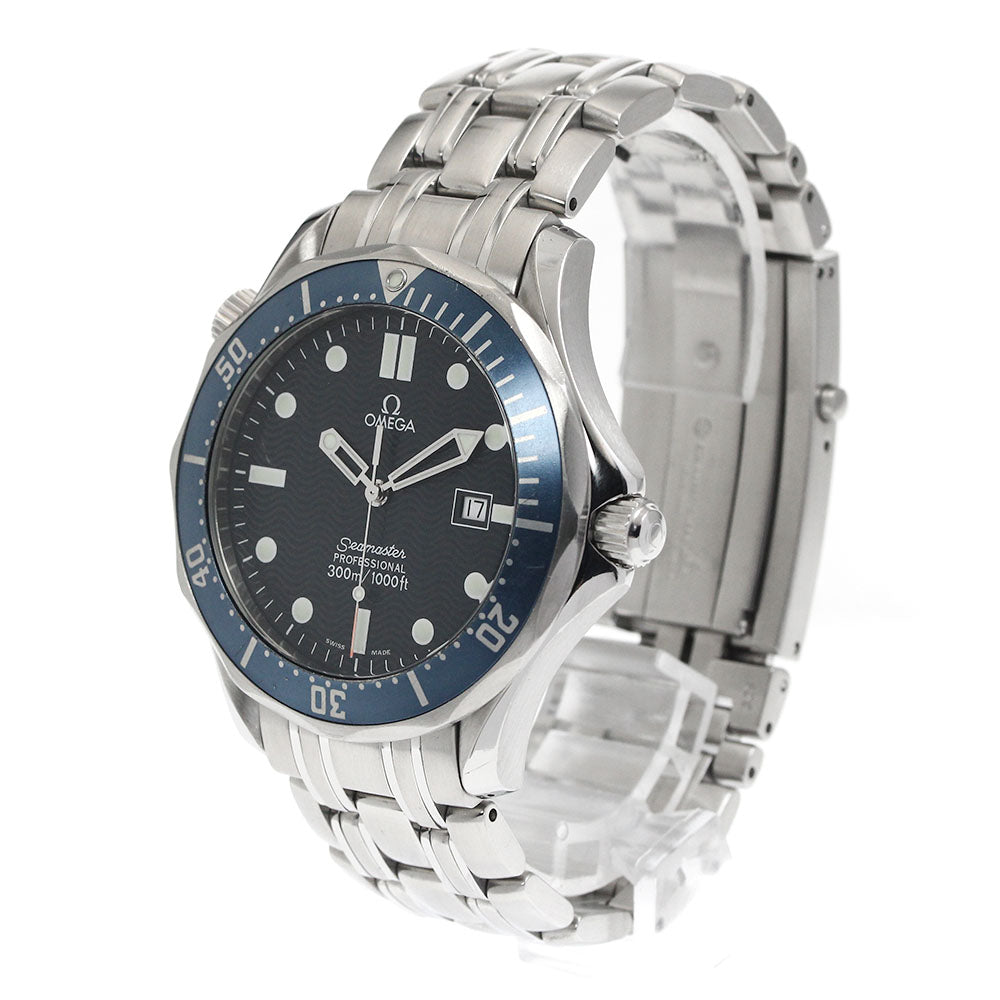OMEGA Seamaster300 2541.80 Date Navy Dial Quartz Men's Watch_879039
