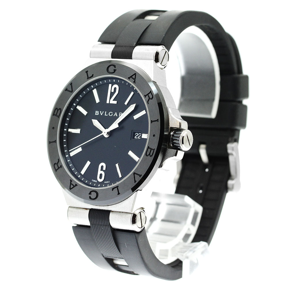 BVLGARI Diagono ceramic DG42SC Date black Dial Automatic Men's Watch_879052
