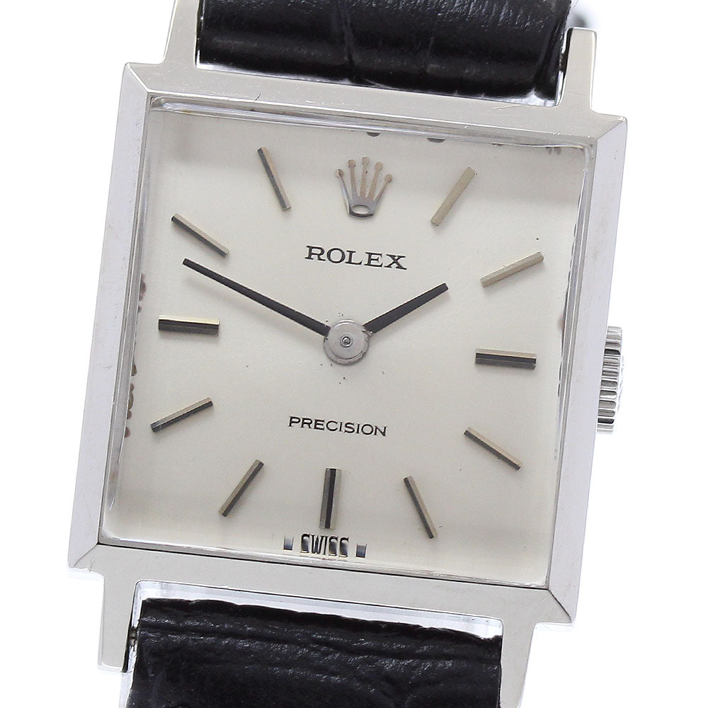 ROLEX Precision Cal.1400 Silver Dial Hand Winding Ladies Watch_879056