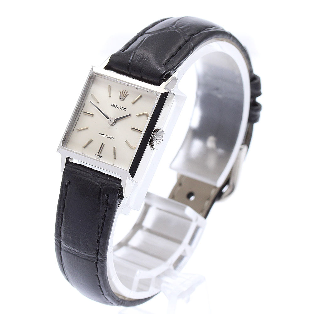 ROLEX Precision Cal.1400 Silver Dial Hand Winding Ladies Watch_879056