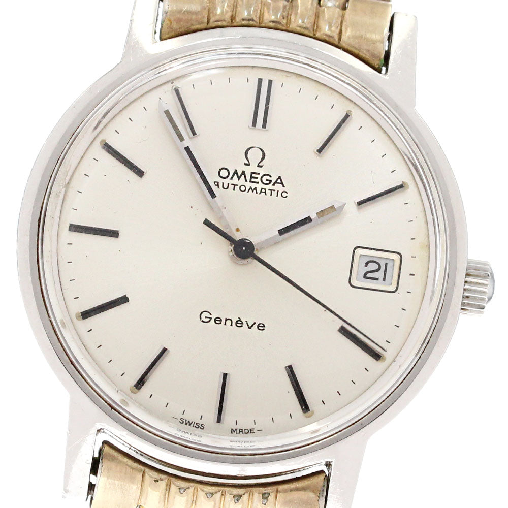 OMEGA Geneve 166.0163 Rice Bracelet Cal.1012 Silver Dial Automatic Men's_879059