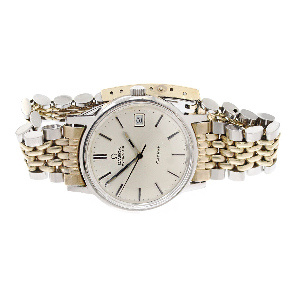 OMEGA Geneve 166.0163 Rice Bracelet Cal.1012 Silver Dial Automatic Men's_879059