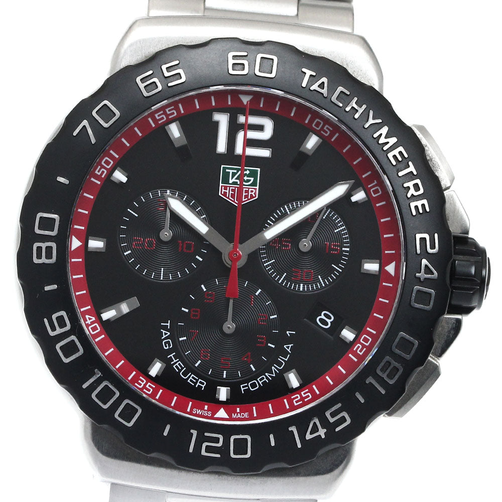 TAG HEUER Formula 1 CAU1116 Chronograph black Dial Quartz Men's Watch_879088