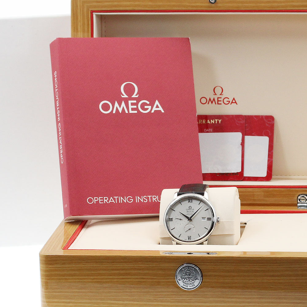 OMEGA De Ville Prestige 424.13.40.21.02.001 Coaxial chronometer Silver Dial Automatic Men's Watch_879116