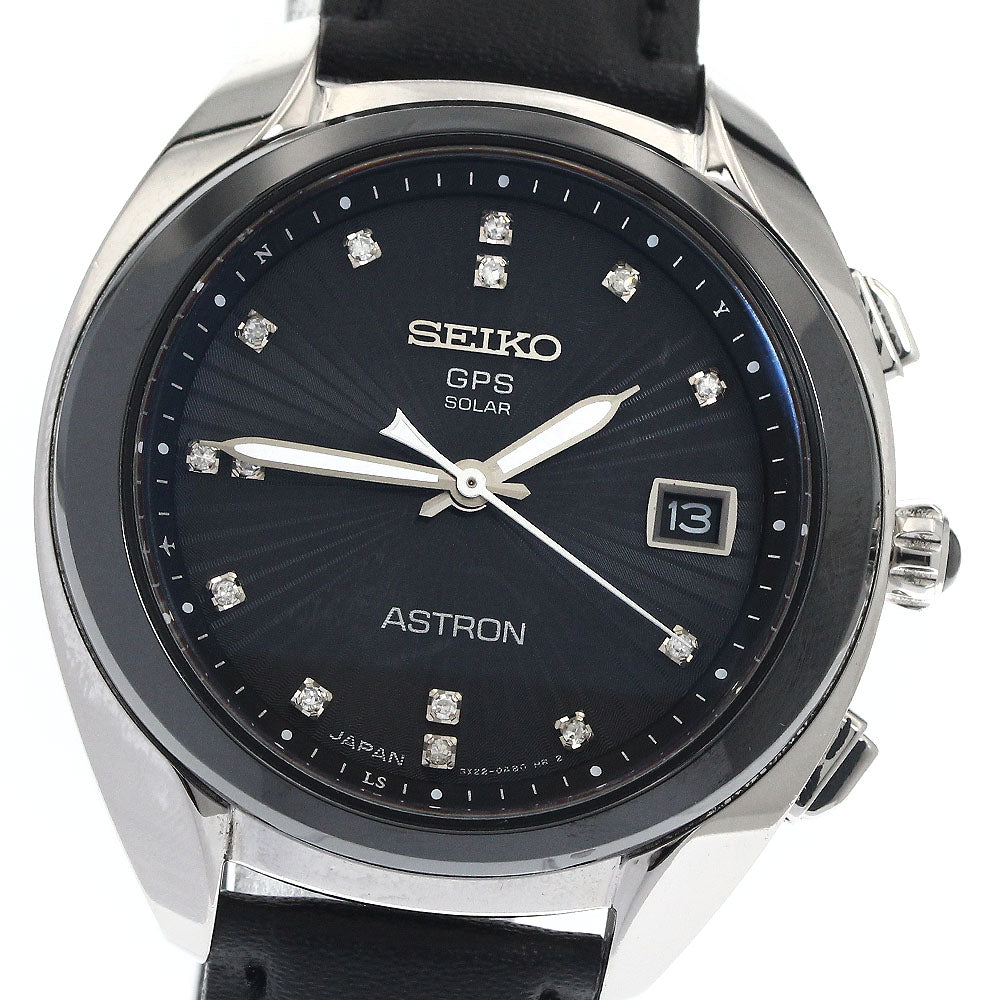 SEIKO Astron STXD001/3X22-0AA0 14P Diamond Solar Powered Radio Ladies_879138