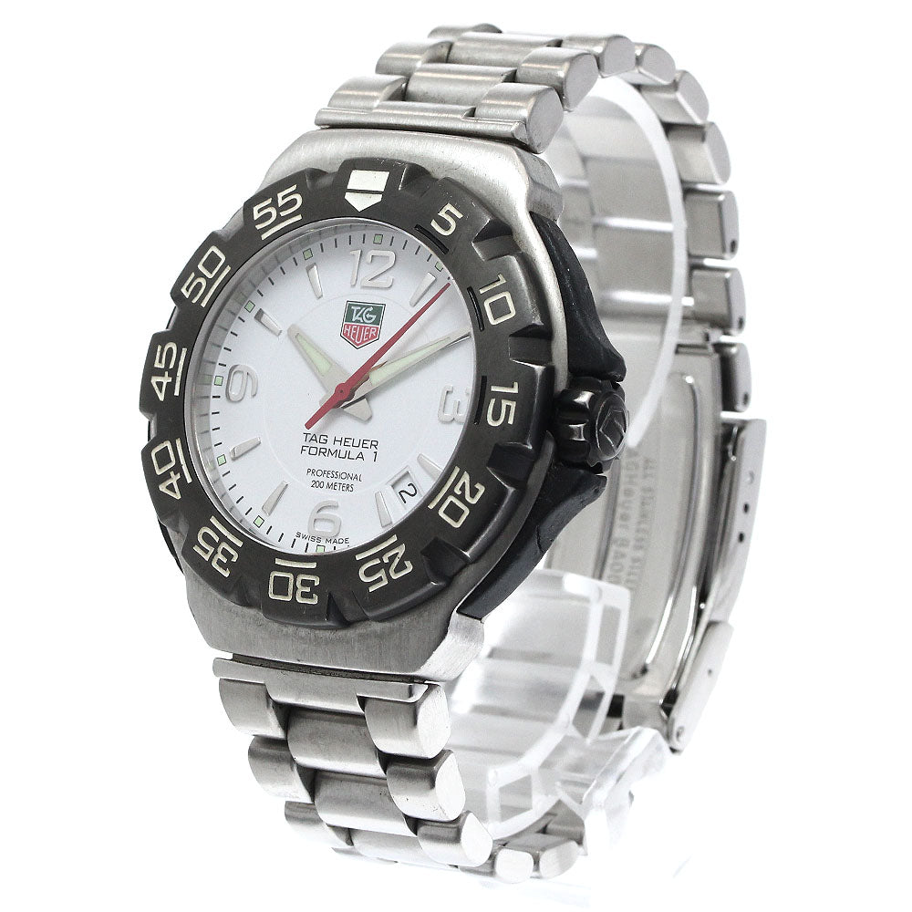 TAG HEUER Formula 1 WAC1111 Date white Dial Quartz Men's Watch_879153