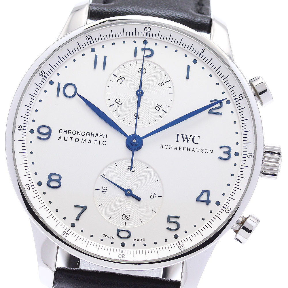 IWC Portugese IW371446 Chronograph Silver Dial Automatic Men's Watch_879155