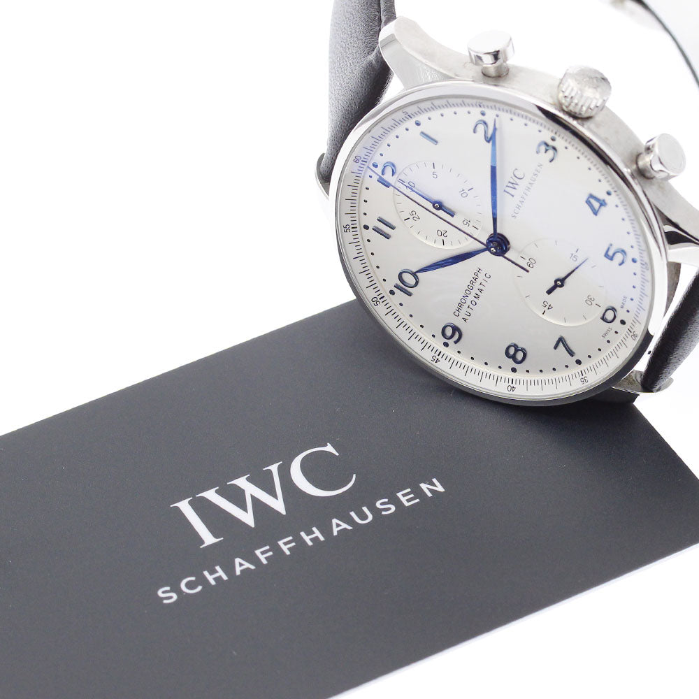 IWC Portugese IW371446 Chronograph Silver Dial Automatic Men's Watch_879155