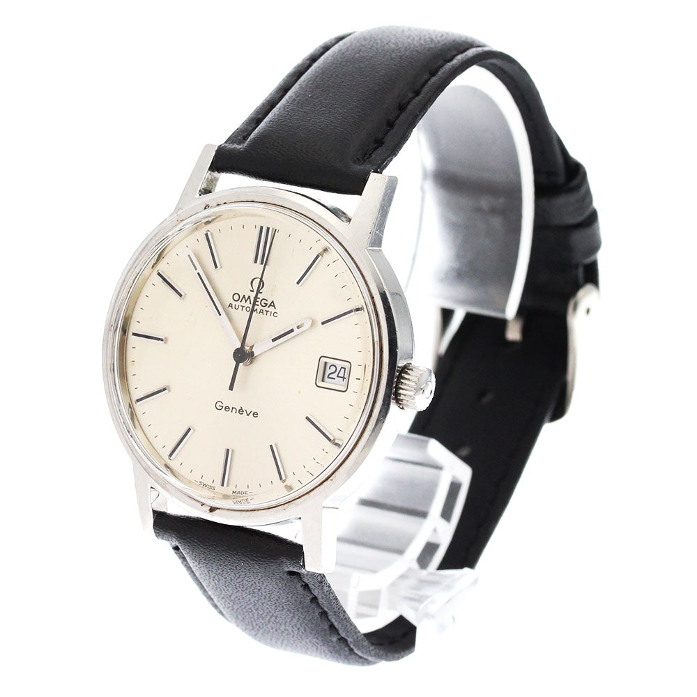 OMEGA Geneve 166.0163 Cal.1012 Date Silver Dial Automatic Men's Watch_879170