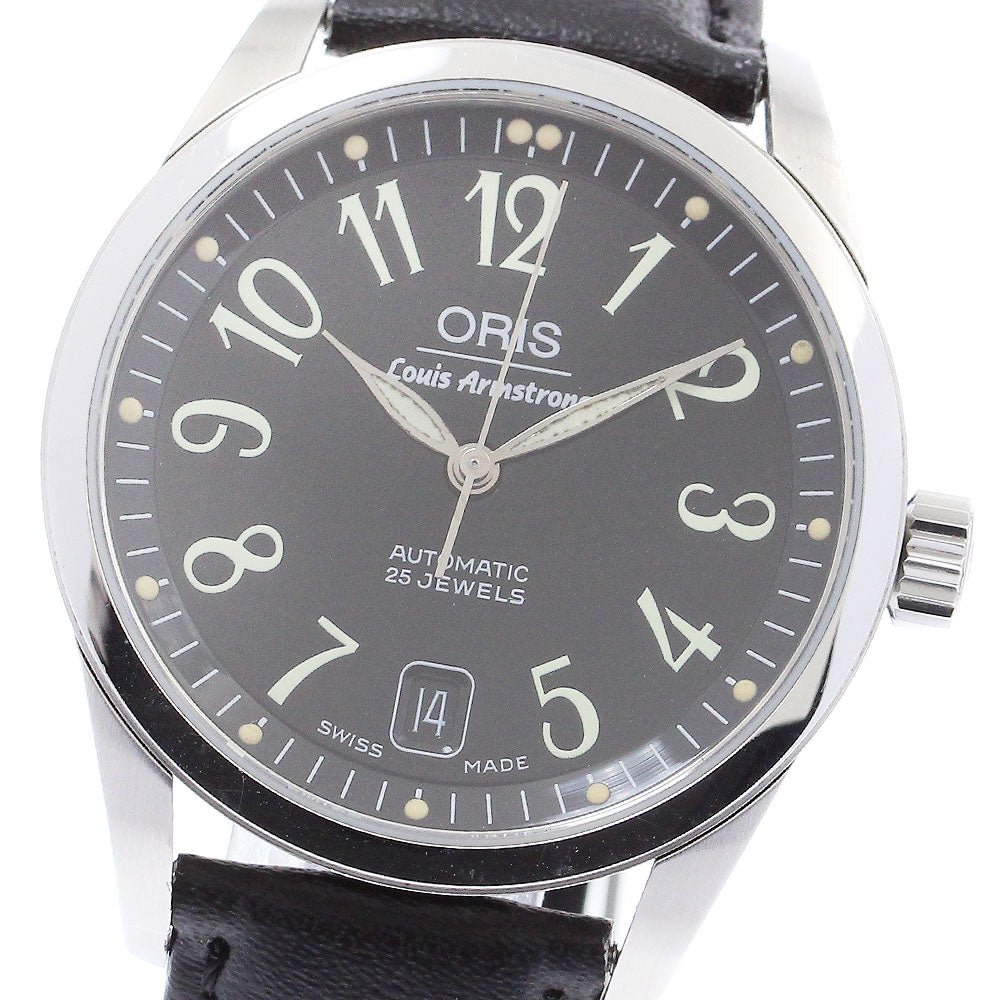 ORIS Louis Armstrong 7505 Date black Dial Automatic Men's Watch_879178