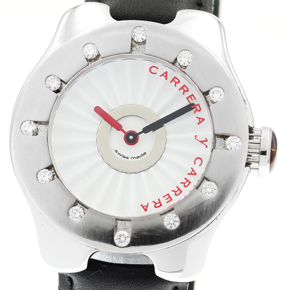 Carrera y Carrera Avalon Diamond Bezel white Dial Quartz Men's Watch_879179