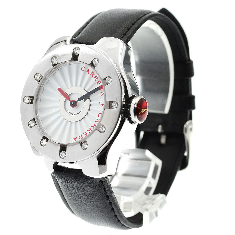 Carrera y Carrera Avalon Diamond Bezel white Dial Quartz Men's Watch_879179