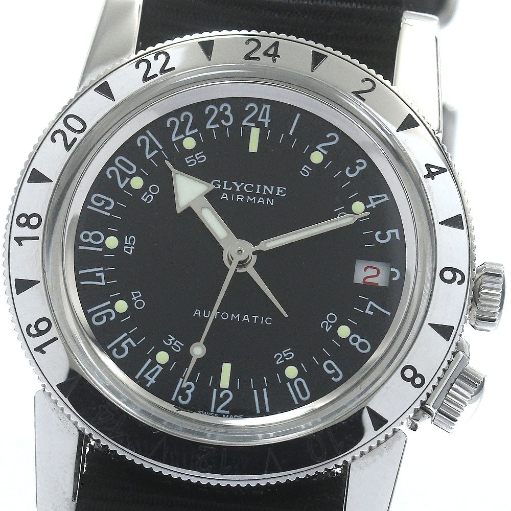 GLYCINE Airman 3944.2 black Dial Automatic Men's Watch_879180