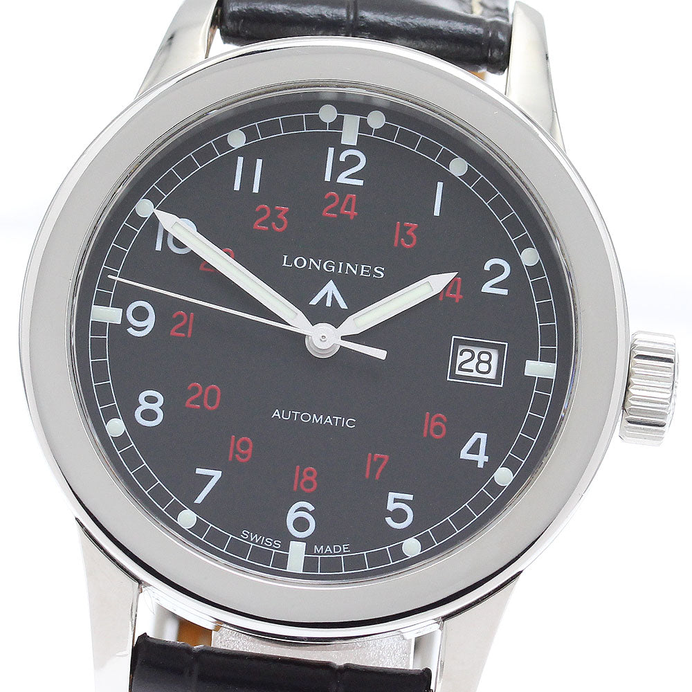 LONGINES Heritage Military L2.832.4 Date black Dial Automatic Men's Watch_879192