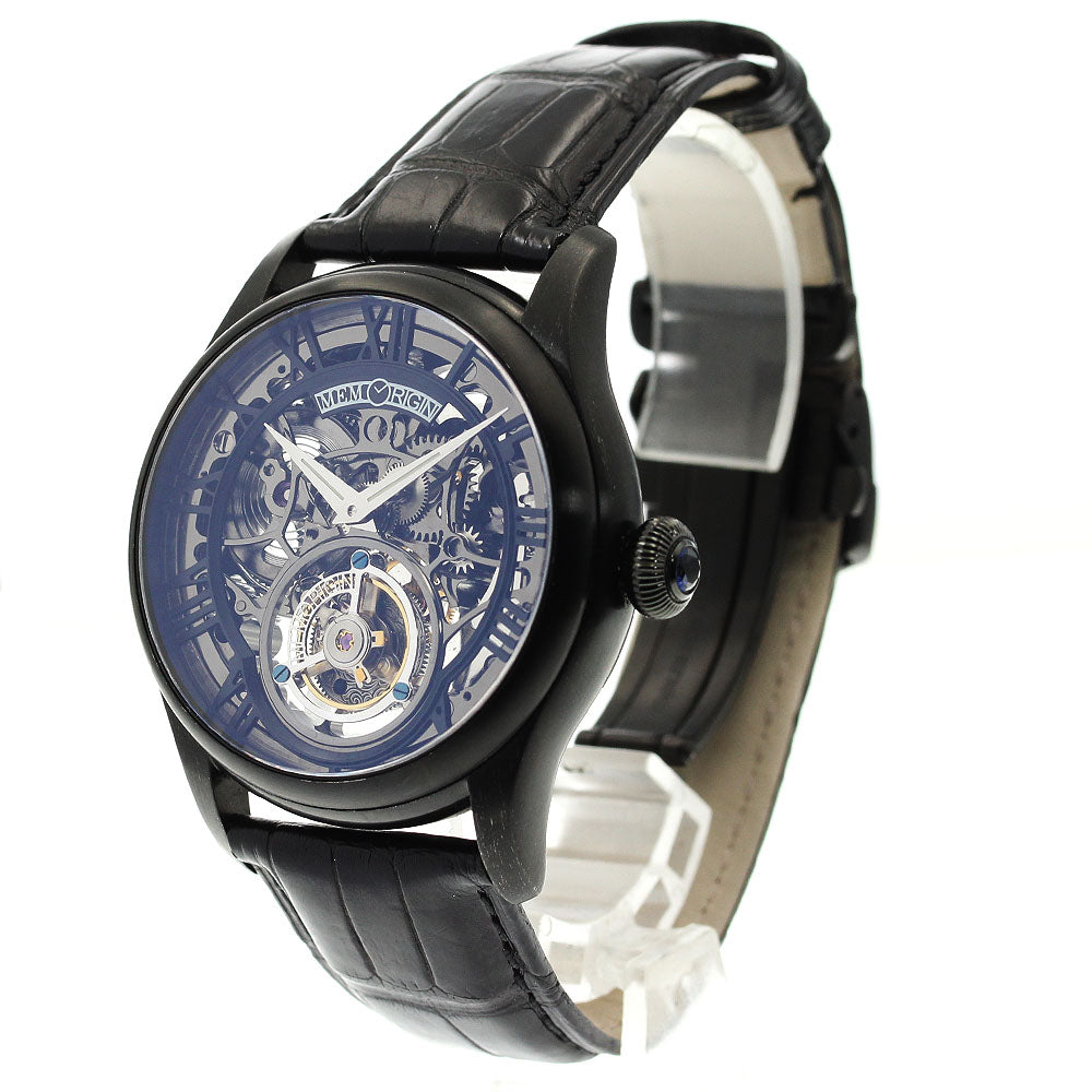 MEMORIGIN Navigator Tourbillon MO1001G skeleton Dial Hand Winding Men's Watch_879197